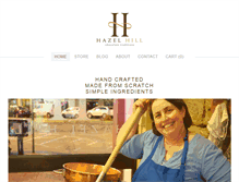 Tablet Screenshot of hazelhillchocolate.com